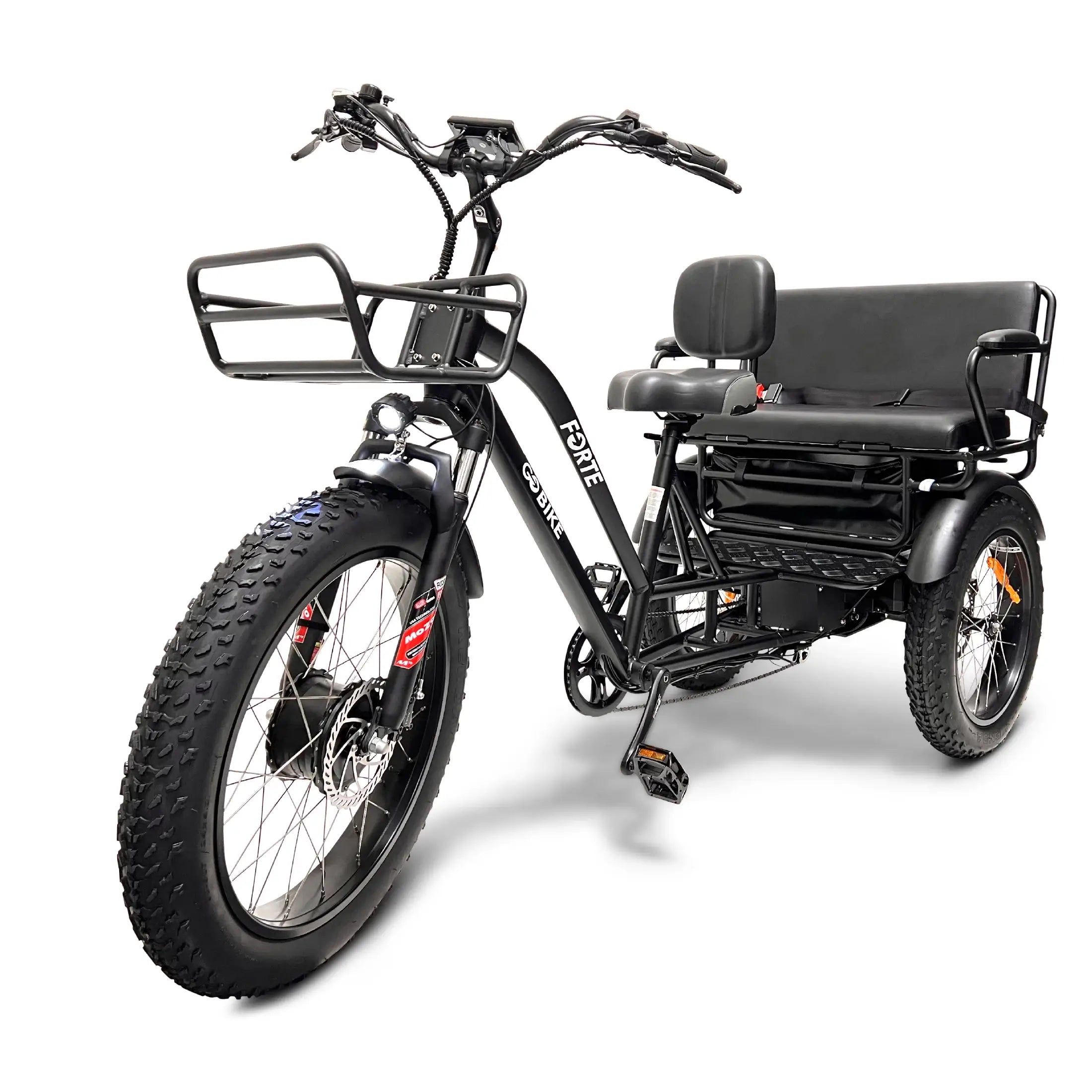 FORTE Electric Tricycle with Rear Seat ElectricGOBIKE