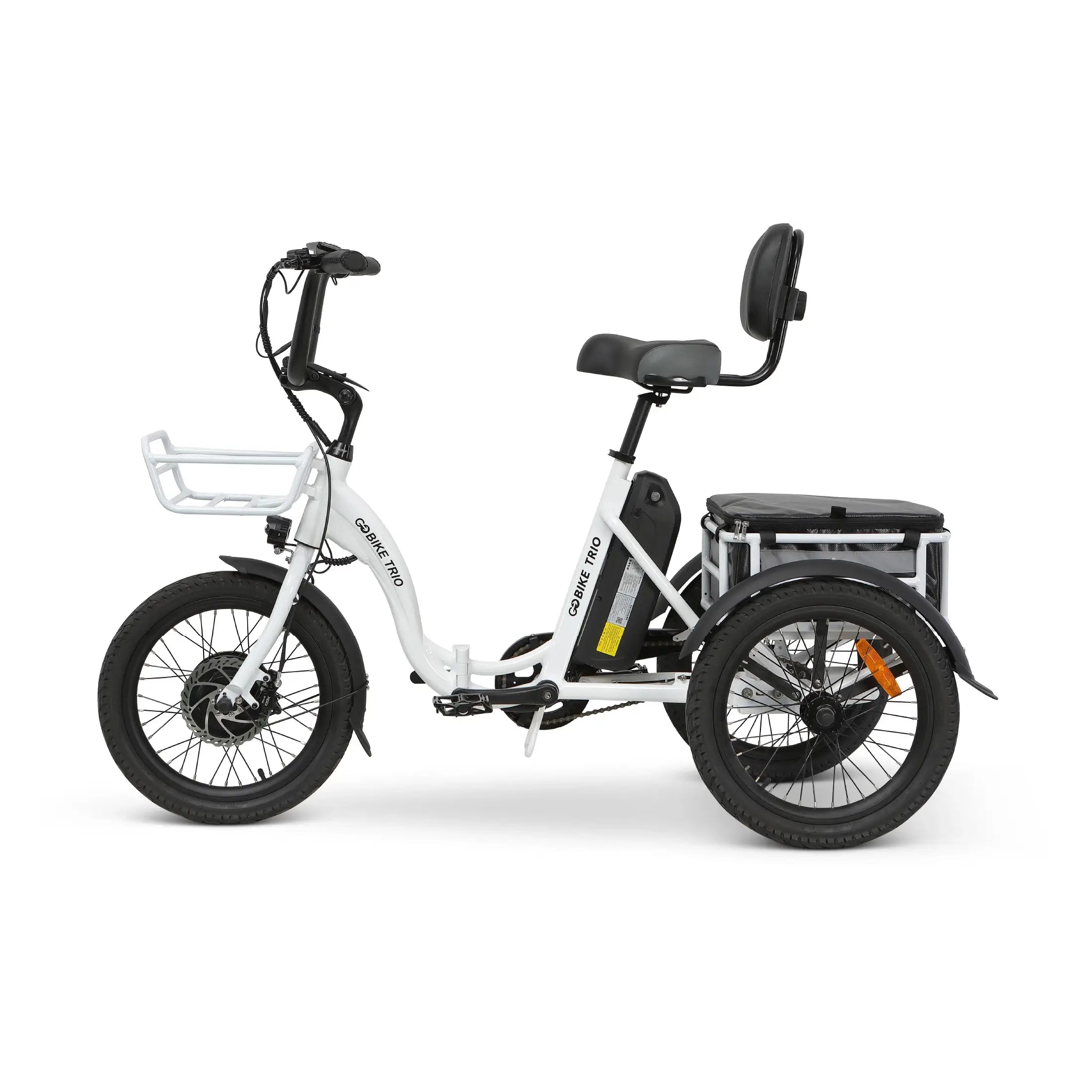 Lightweight discount folding tricycle