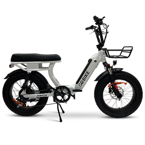 JUNTOS Foldable Step - Through Foldable Lightweight 750W Electric Bike